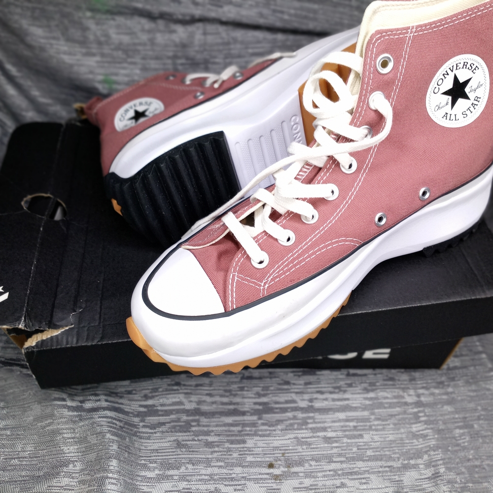 Converse Tan Platform High-Top Sneakers -9.5 m/11W-NWT